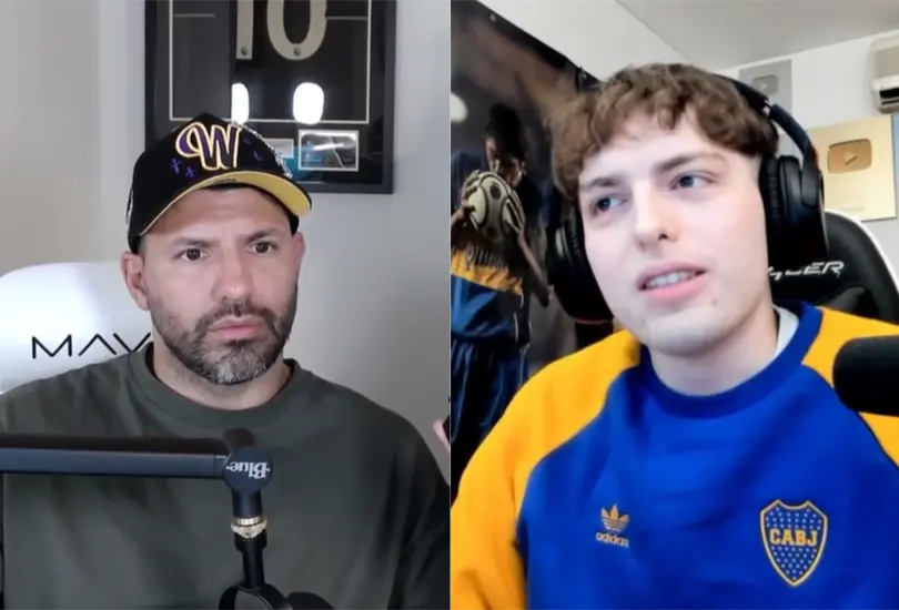 El Kun Ag&uuml;ero y Davoo Xeneize protagonizaron una pol&eacute;mica luego de que Boca Juniors quedara fuera de la Copa Sudamericana y el streamer se negara a participar en el directo del exfutbolista.
