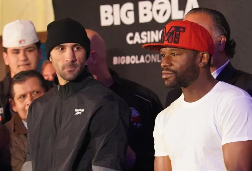 Floyd Mayweather y John Gotti III se verán las caras en la Arena Ciudad de México. Floyd Mayweather y John Gotti III se verán las caras en la Arena Ciudad de México.