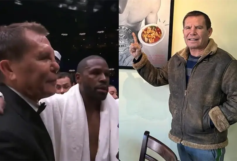 JC Ch&aacute;vez mand&oacute; una &acute;amenaza&acute; a Floyd Mayweather durante su visita a M&eacute;xico para su pelea vs Gotti