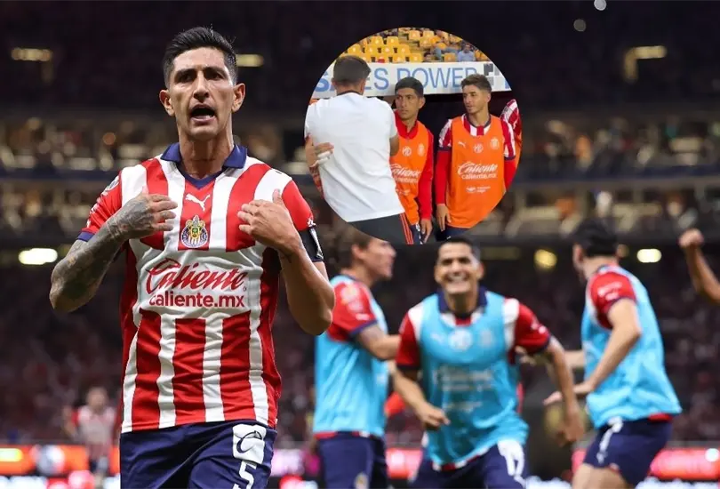 Exhibieron la reacci&oacute;n de Pocho Guzm&aacute;n cuando Paunovic lo salud&oacute; previo al Chivas vs Tigres 