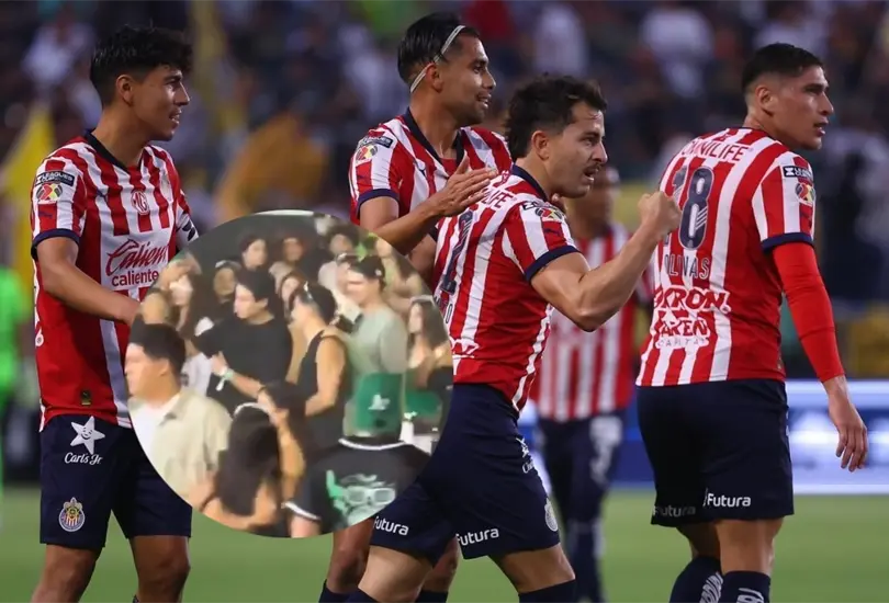 Futbolistas de Chivas fueron exhibidos por llevarse a los j&oacute;venes de fiesta.