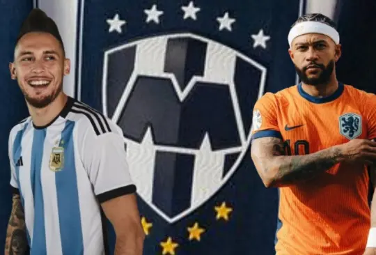 Lucas Ocampos y Memphis Depay podrían convertirse en futbolistas de Rayados.