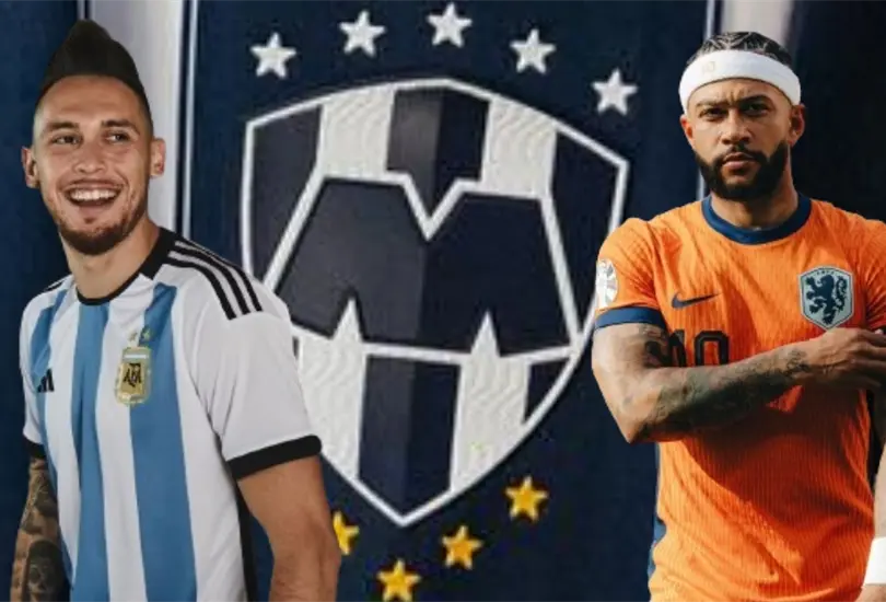 Lucas Ocampos y Memphis Depay podr&iacute;an convertirse en futbolistas de Rayados.