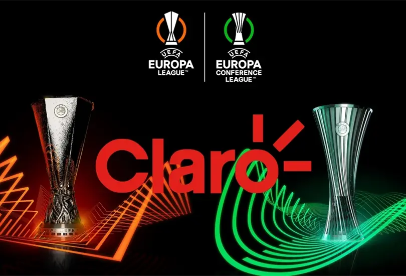 La Europa League y Conference League estar&aacute;n en Claro Sports.