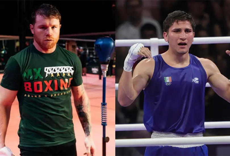 Sa&uacute;l Canelo &Aacute;lvarez apoya con todo al mexicano Marco Verde en su compromiso por la medalla ol&iacute;mpica en Par&iacute;s 2024.