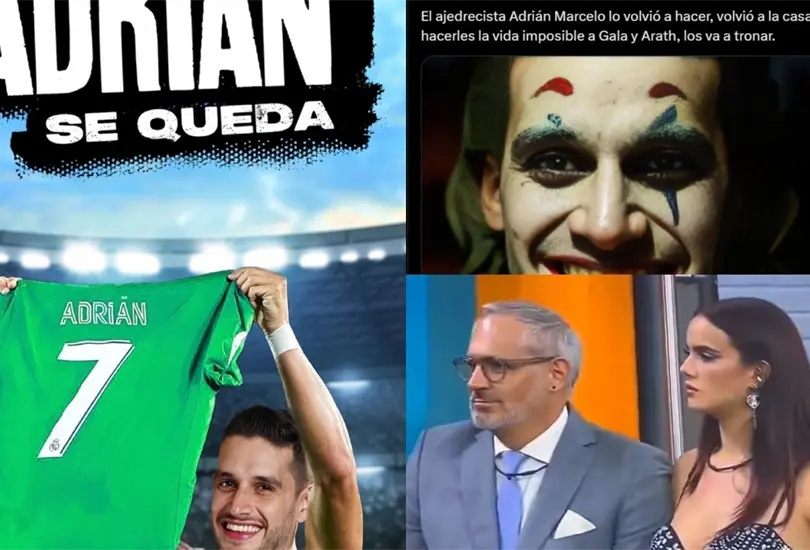 Adri&aacute;n Marcelo fue uno de los salvados en La Casa de los Famosos contra todo pron&oacute;stico, causando controversia en redes sociales.