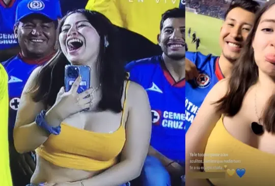 Se reveló la identidad de la aficionada del América que se hizo viral en el partido vs Cruz Azul.