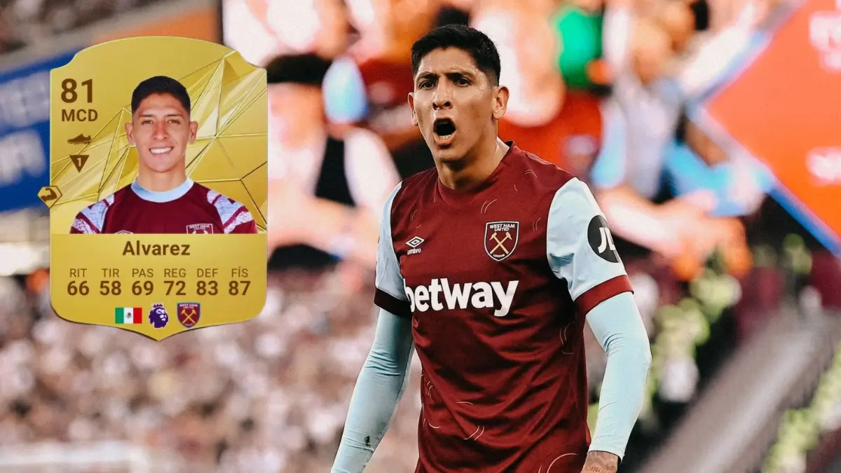 Edson Álvarez. El mediocentro defensivo del West Ham es el mejor calificado con un rating de 81 en su tarjeta, manteniendo la puntuación obtenida en la edición anterior.