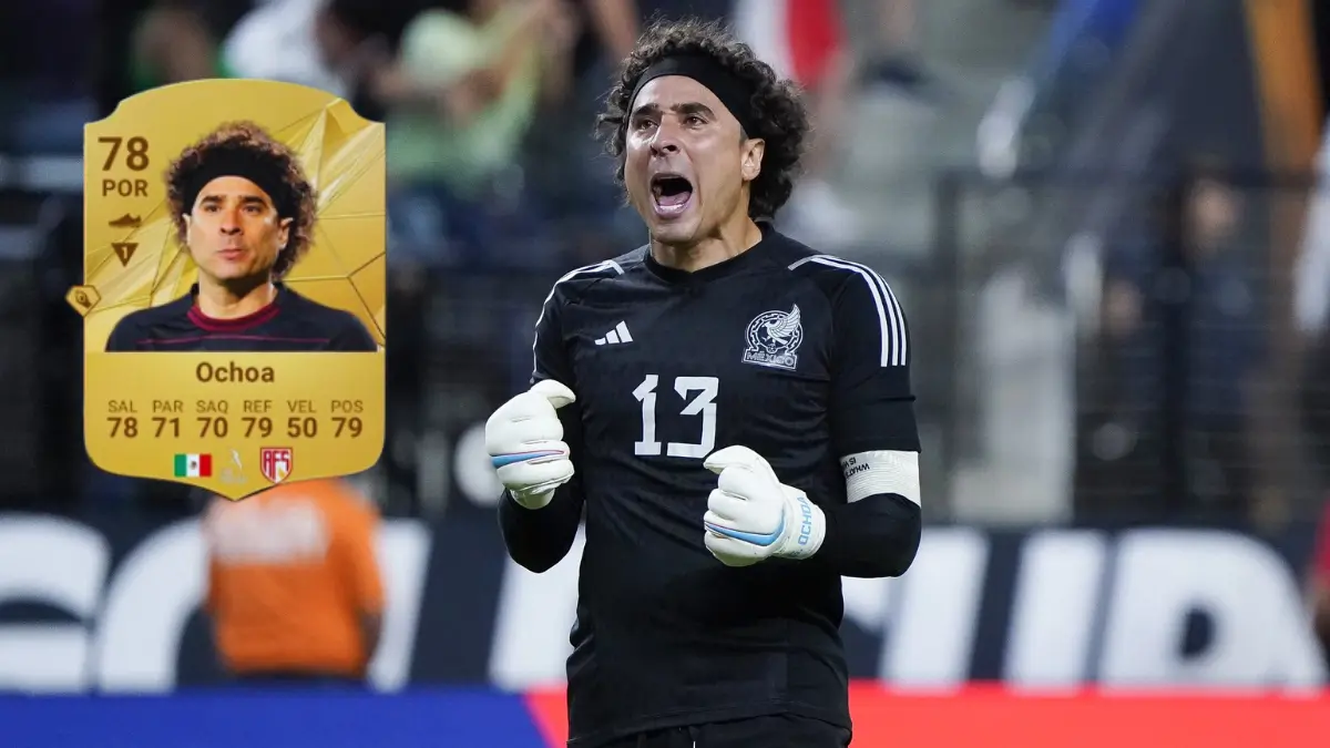 Guillermo Ochoa. Había dudas por la presencia del arquero azteca en este nuevo videojuego, sin embargo, su equipo forma parte de las licencias y llegó justo a tiempo para ser registrado e incluido con un rating de 78, tres puntos menos que el año pasado.