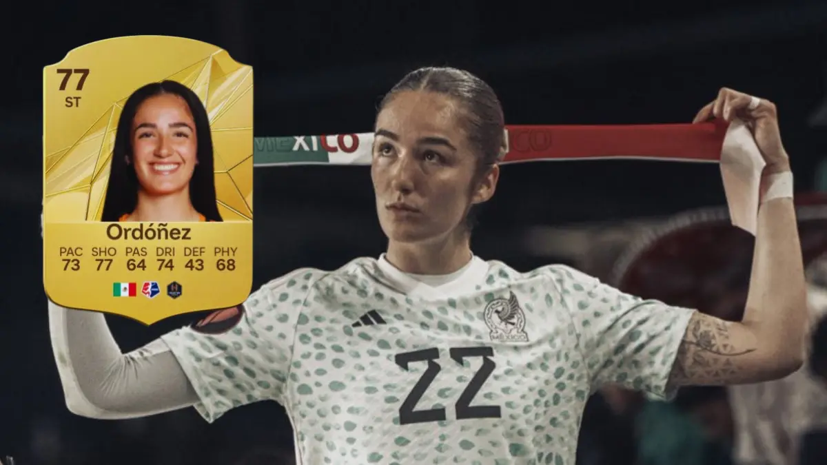 Diana Ordoñez. La segunda jugadora de la NWSL milita como delantera centro en el Houston Dash y tendrá una ´media´ de 77 puntos.