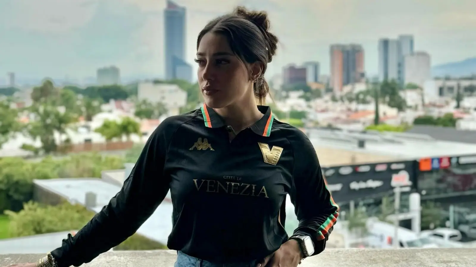 La aficionada tiene decenas de fotos en medio de sus rutinas de ejercicio. 