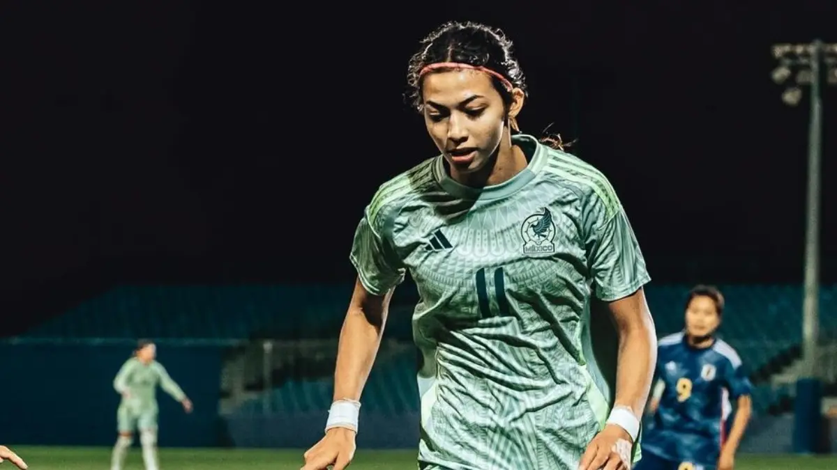 Montserrat Saldívar fue una de las futbolistas más importantes para México en el partido de Octavos de Final ante los Estados Unidos.