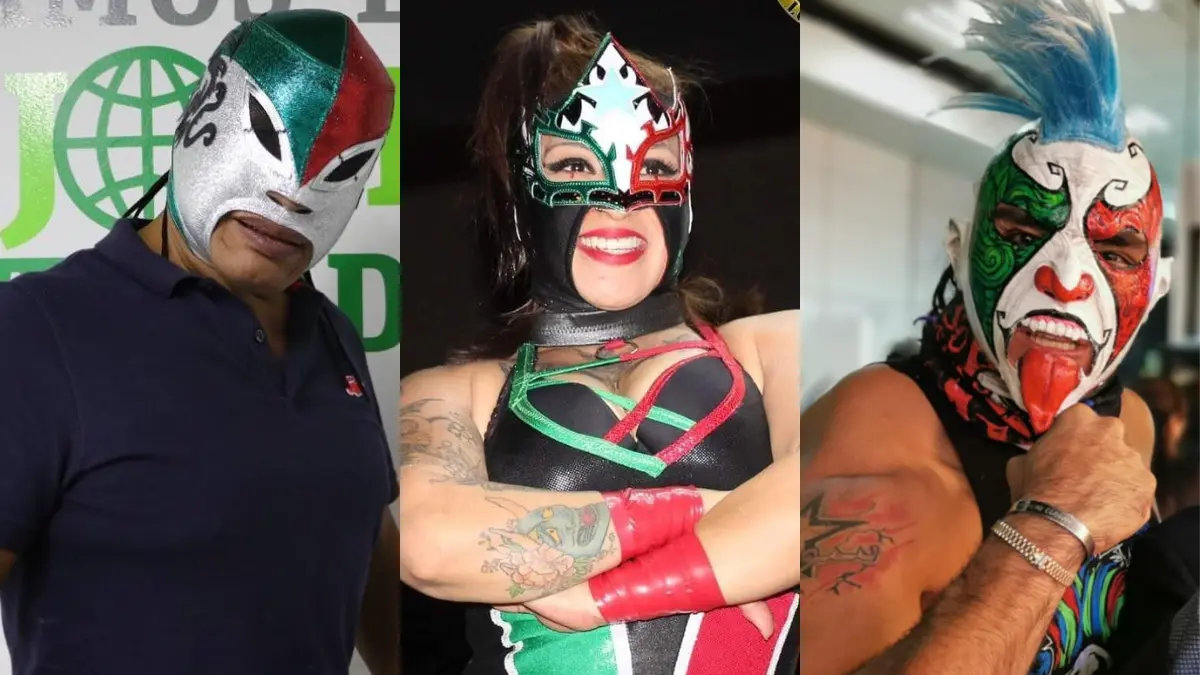 Otros luchadores que también han lucido la identidad mexicana en sus máscaras son Fuerza Guerrera, Starfire, Psycho Clown, Último Guerrero, Dos Caras, entre muchos otros. 