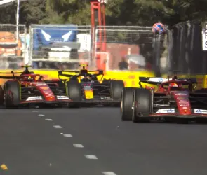 Checo Pérez explota vs Sainz por choque y aficionados lamentan su resultado