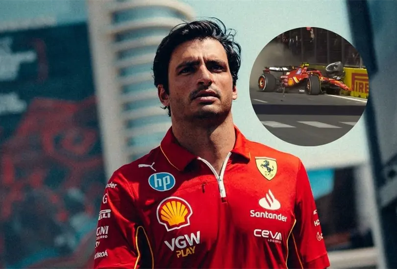 Sainz Jr. rompió el silencio y explicó lo que pasó en su choque con Checo Pérez Sainz Jr. rompió el silencio y explicó lo que pasó en su choque con Checo Pérez