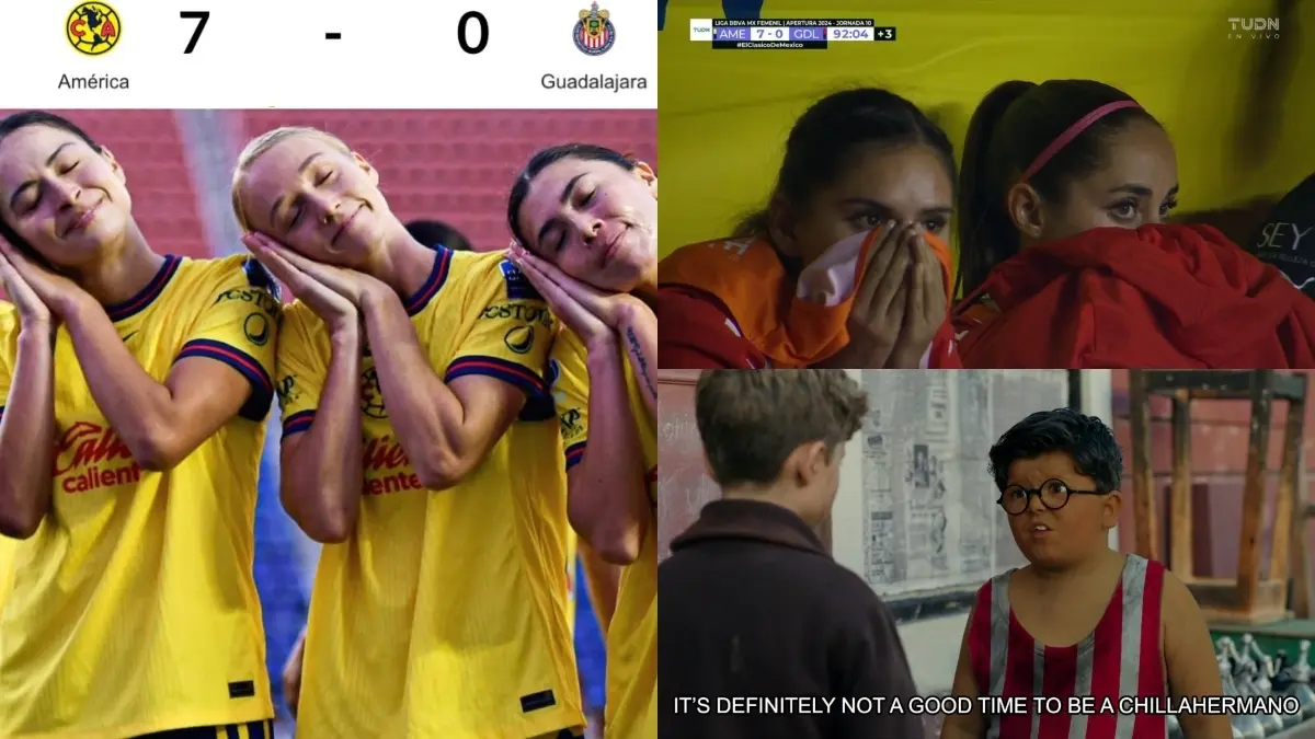 América Femenil no se tentó el corazón y puso a vibrar a toda su afición al propinarle un escándaloso 7-0 a las Chivas.