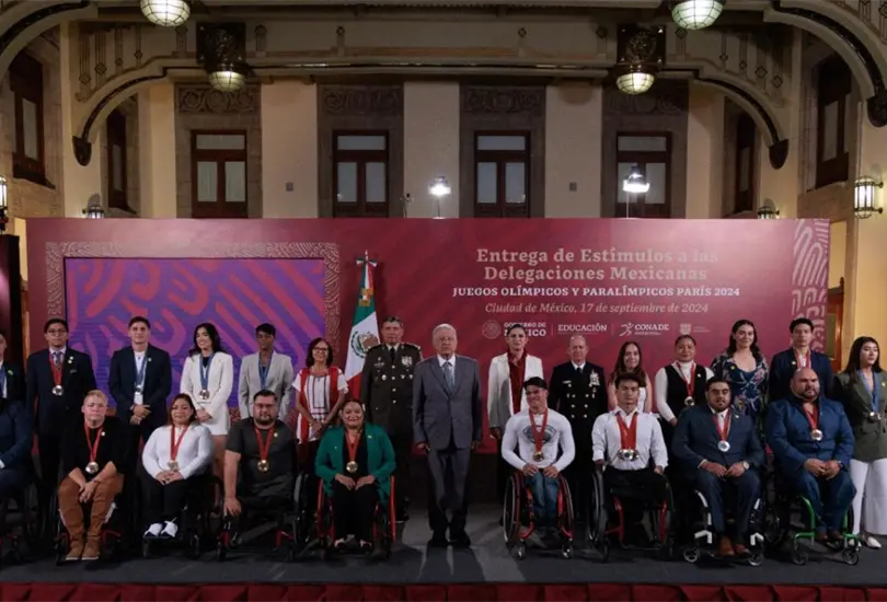 Como parte del cierre de las actividades del actual mandato presidencial y de la CONADE, se realiz&oacute; la entrega de los est&iacute;mulos econ&oacute;micos para los atletas de Par&iacute;s 2024.