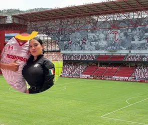 Policía de Toluca en el Nemesio Diez causa sensación en redes y buscan su identidad