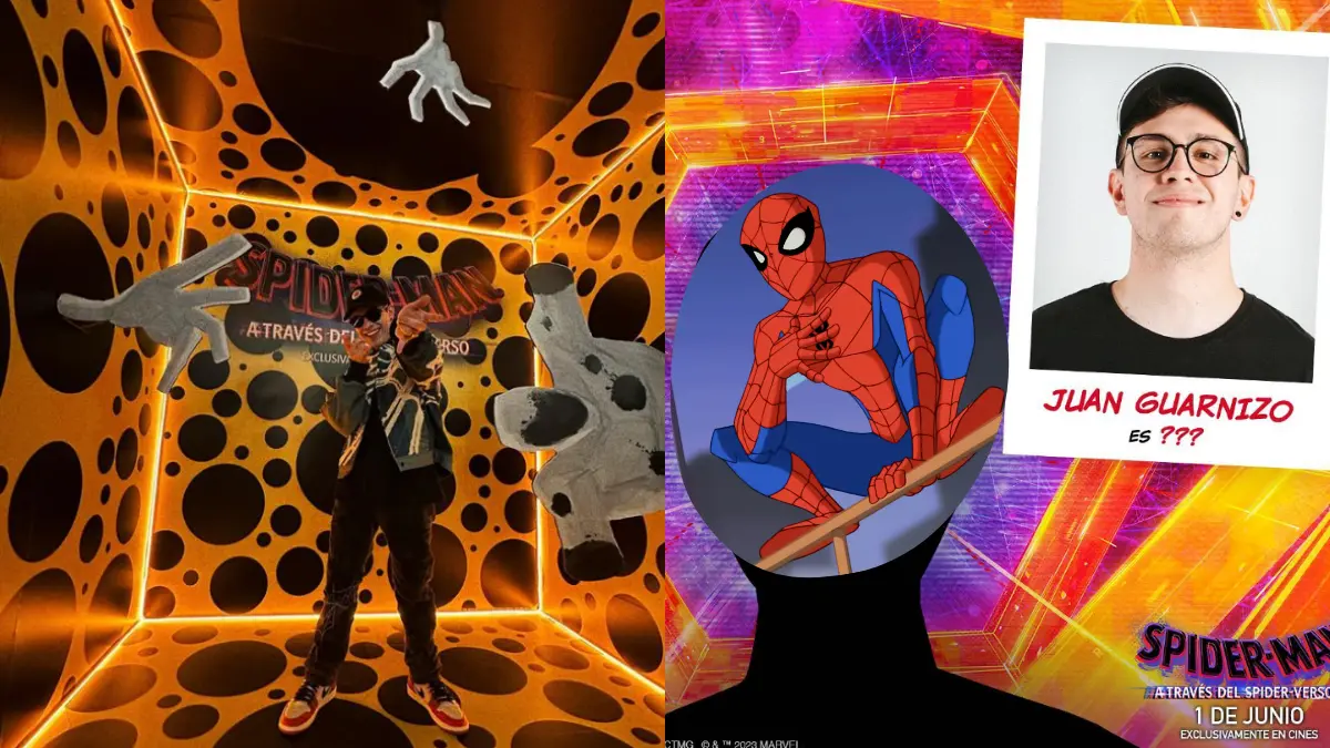 Juan Guarnizo fue parte del star-talent de ´Spider-Man: Across The Spider-Verse´, donde le dio voz al icónico Spectacular Spider-Man.