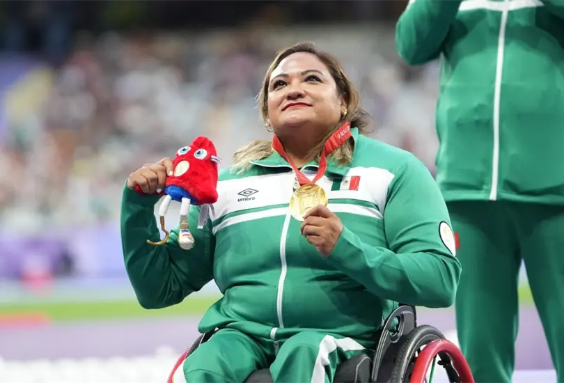Gloria Zarza es campeona paral&iacute;mpica en Par&iacute;s 2024 