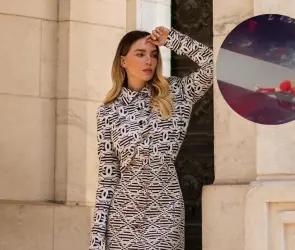 Belinda lanza indirecta a Nodal y tunde a haters tras caída en pasarela