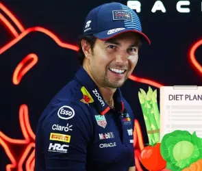 El menú de Checo Pérez antes de cada carrera en la Fórmula Uno