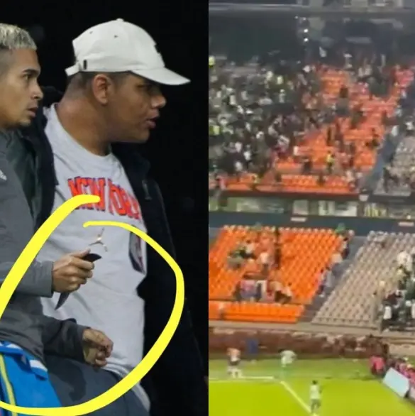 Colombia: Aficionados protagonizan campal en las gradas durante el Atlético Nacional vs Junior