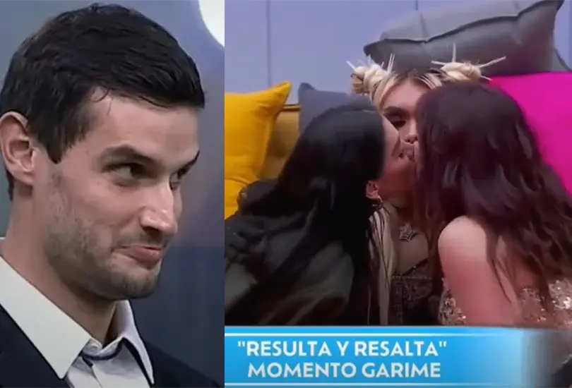 Adri&aacute;n Marcelo reaccion&oacute; al beso de tres entre Wendy Guevara, Karime y Gala Montes.