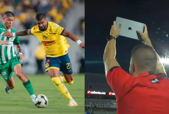 Un iPad apareció en el América vs Atlético Nacional.