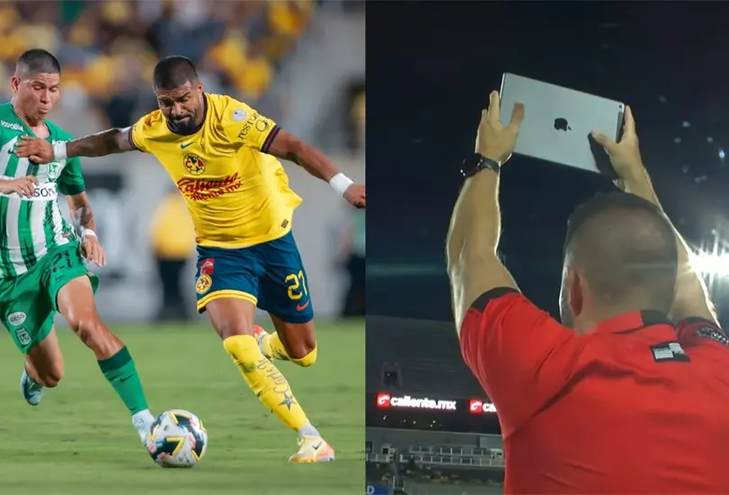 Un iPad apareci&oacute; en el Am&eacute;rica vs Atl&eacute;tico Nacional.