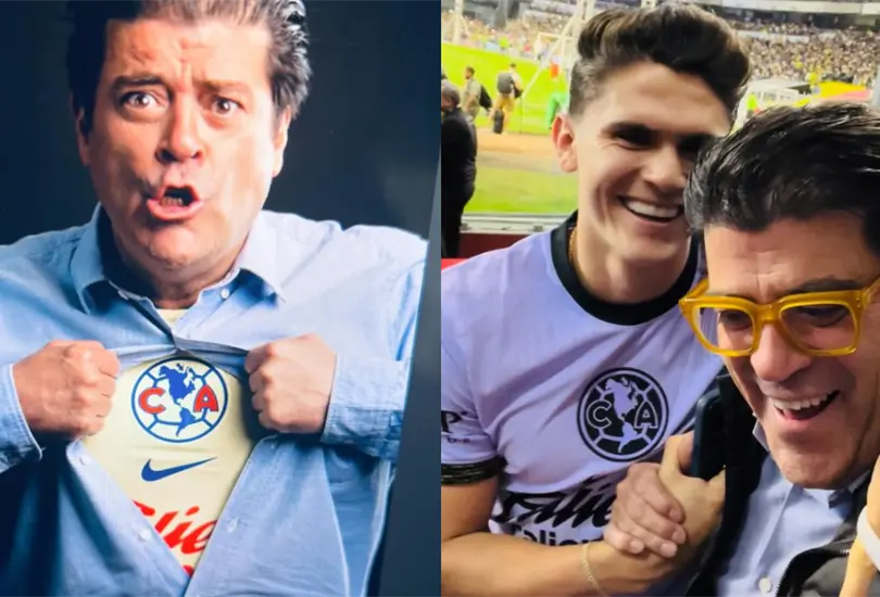 El Burro van Rankin cumpli&oacute; su sue&ntilde;o de narrar un partido de las &Aacute;guilas del Am&eacute;rica, en su nueva etapa del conductor como parte de Caliente TV.