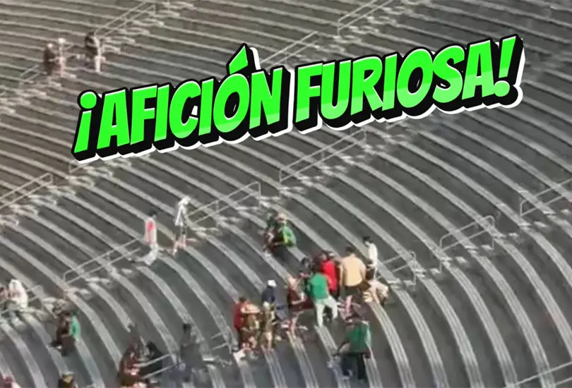 Los aficionados mexicanos acudieron en muy bajo n&uacute;mero al partido M&eacute;xico contra Nueva Zelanda.