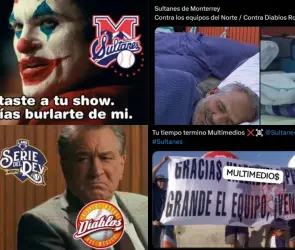 Memes acaban a los Sultanes de Monterrey tras caer vs Diablos Rojos en la Serie del Rey