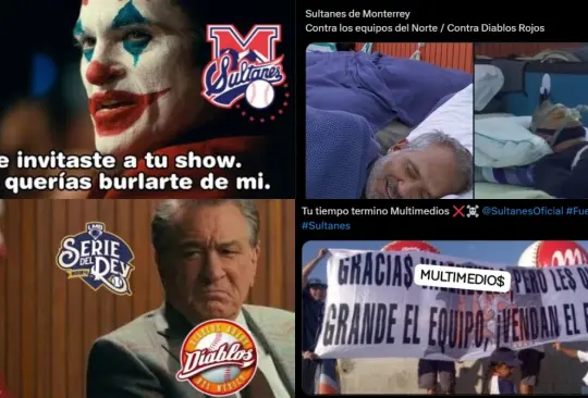 Los Sultanes de Monterrey fueron víctima de los memes tras caer contundentemente ante los Diablos Rojos en la Serie del Rey.