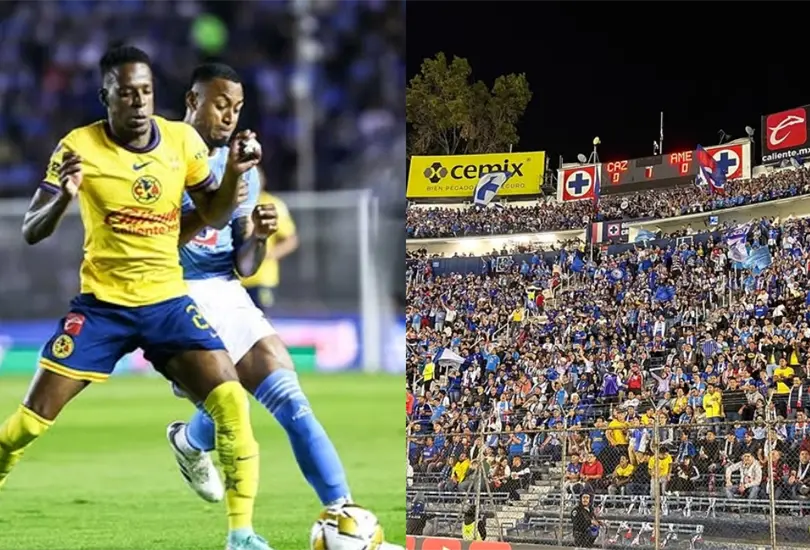 Am&eacute;rica nuevamente ech&oacute; a Cruz Azul de un estadio