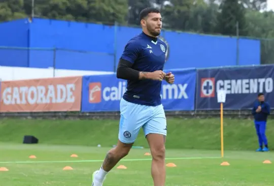 Juan Escobar ha vuelto a los entrenamientos con Cruz Azul