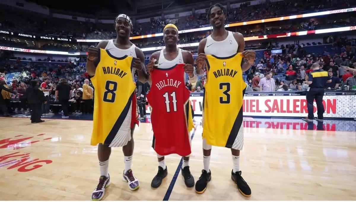  El 29 de diciembre los tres hermanos jugaron un mismo partido de la NBA 