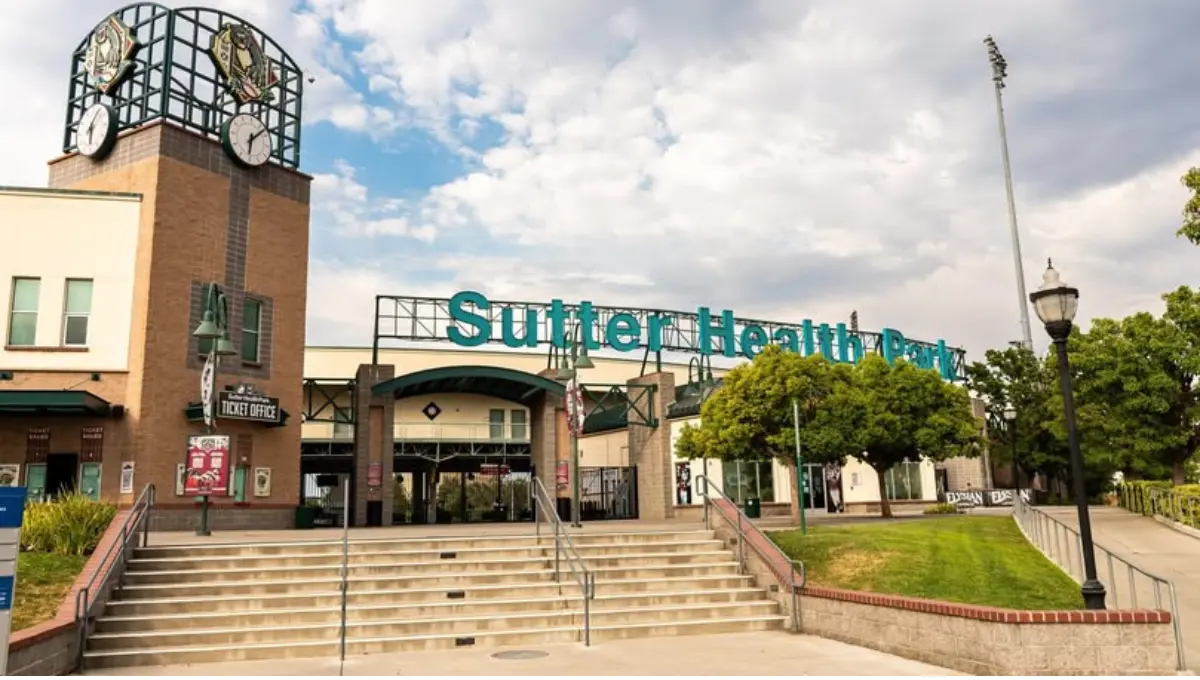  Sutter Health Park está ubicado en Sacramento, California 