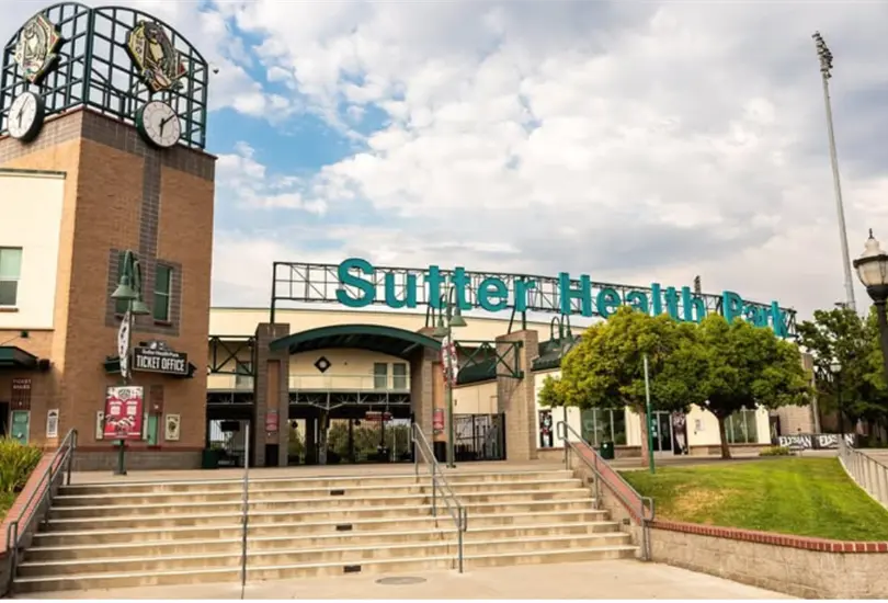 Sutter Health Park está ubicado en Sacramento, California Sutter Health Park está ubicado en Sacramento, California