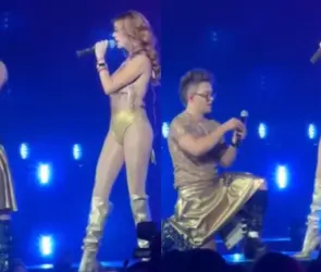 Yurem es rechazado al proponer matrimonio en pleno concierto (VIDEO)