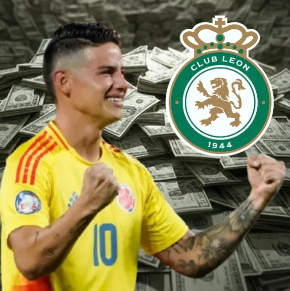 El sueldo que podría tener James Rodríguez de llegar a León