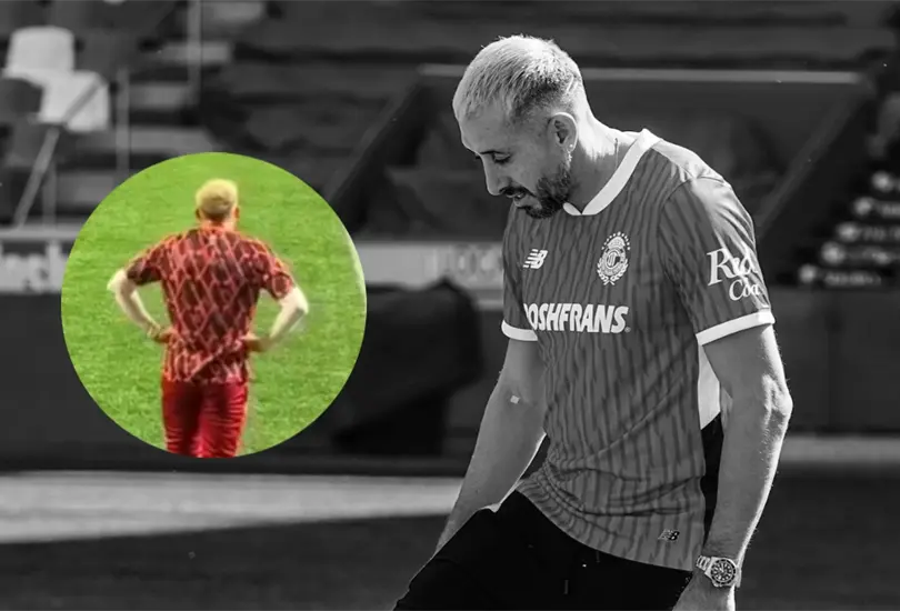 H&eacute;ctor Herrera fue exhibido por su falta de condici&oacute;n al llegar a Toluca