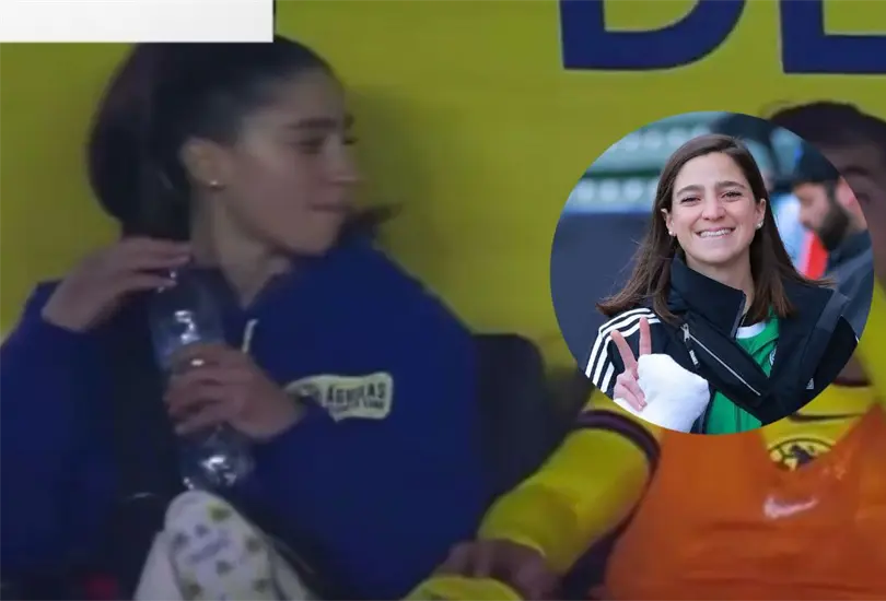La mujer llam&oacute; la atenci&oacute;n en los encuentros del Am&eacute;rica.
