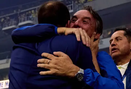 Emilio Azcárraga y André Jardine festejaron juntos el tricampeonato