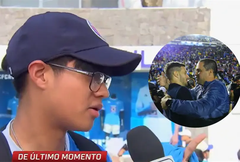 Un aficionado de Cruz Azul se burló de André Jardine Un aficionado de Cruz Azul se burló de André Jardine