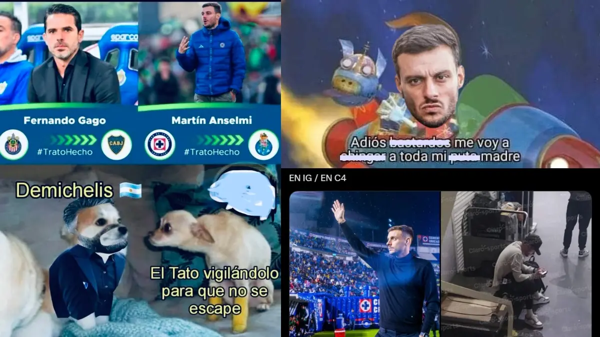  Los memes se burlan de Martín Anselmi y Cruz Azul 