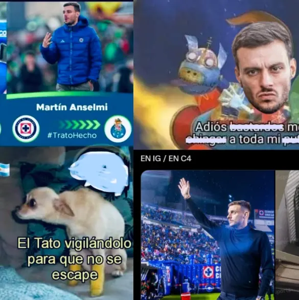 Memes se burlan de Martín Anselmi por abandonar a Cruz Azul