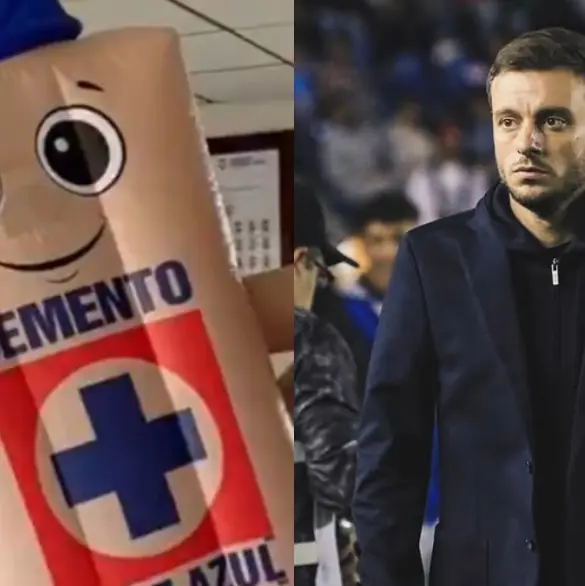 Costalito de Cruz Azul se burla de Martín Anselmi (VIDEO)