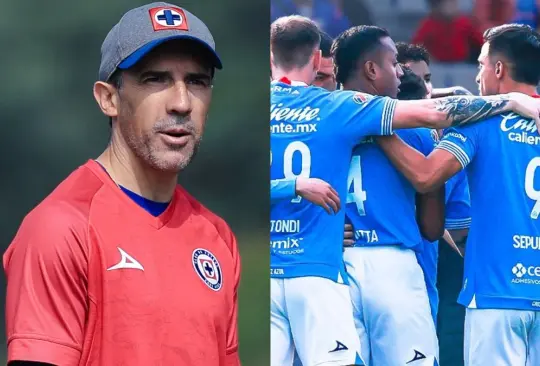 Vicente Sánchez es el encargado provisional de Cruz Azul y lanzó un mensaje a su plantilla