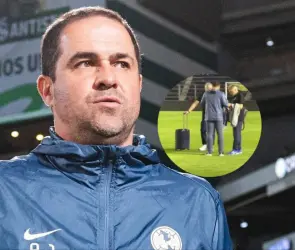 Captan a André Jardine dando regalos a staff del San Luis